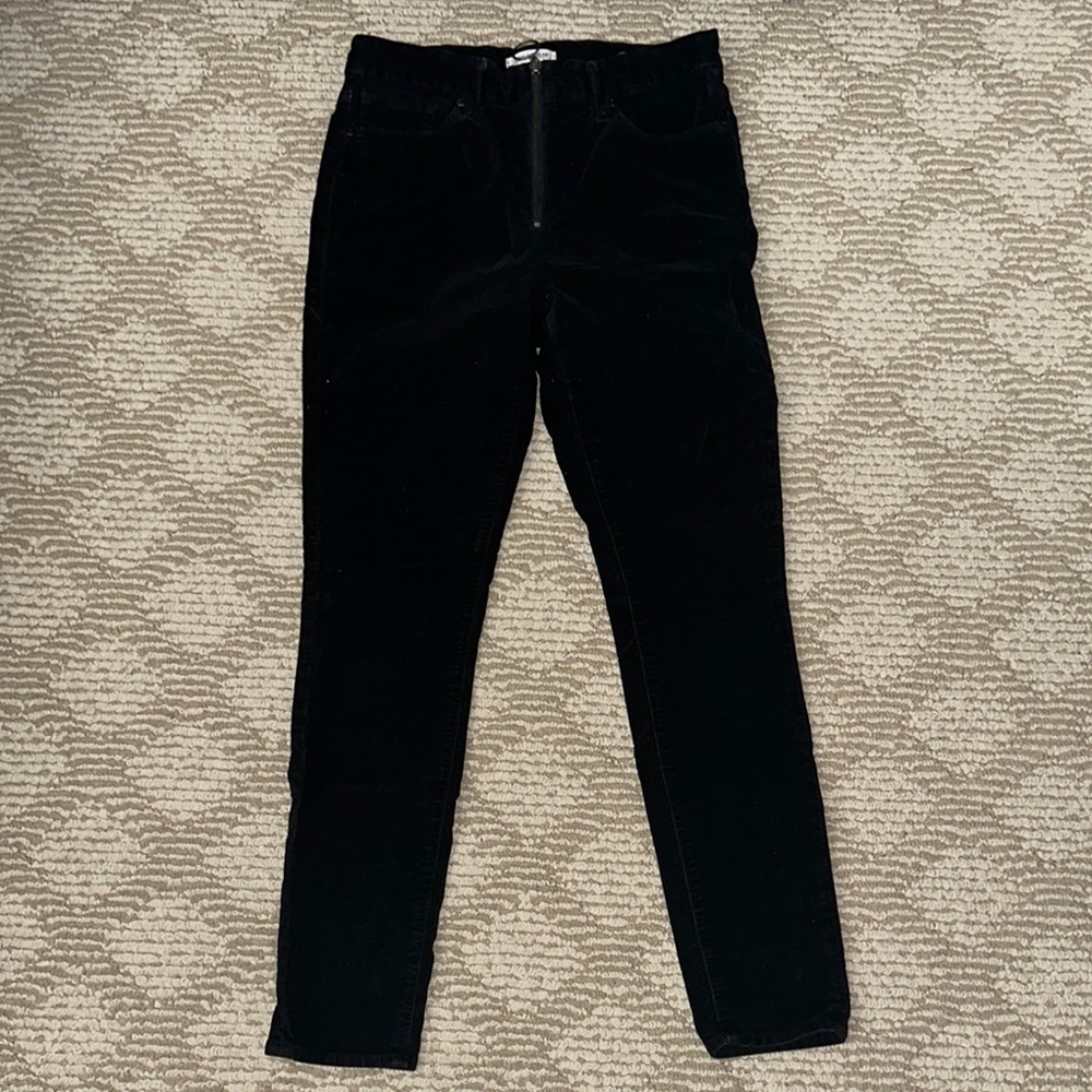 Good American Womens Black Pants